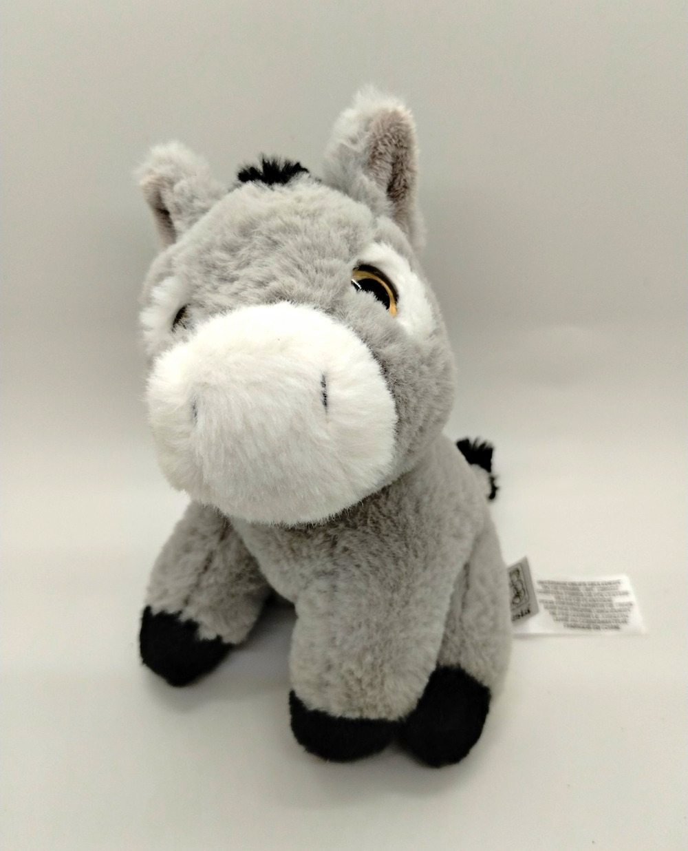 Fiesta Gray Donkey Plush Stuffed Animal 6" Soft Sitting